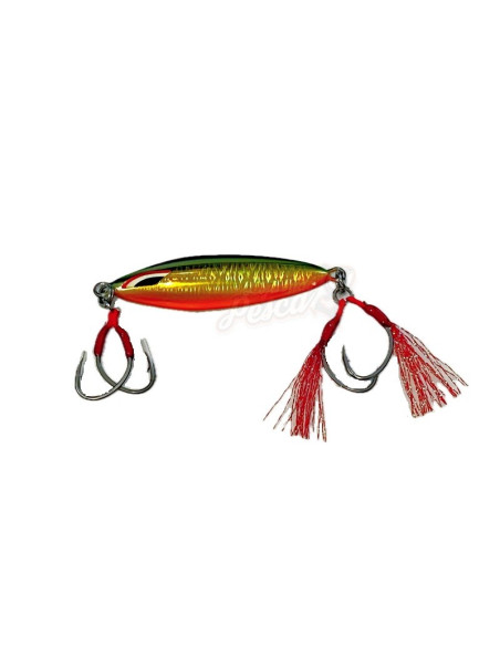 Mustad Mirotic Slow Jig 130g Cor: 001 (Green Gold)